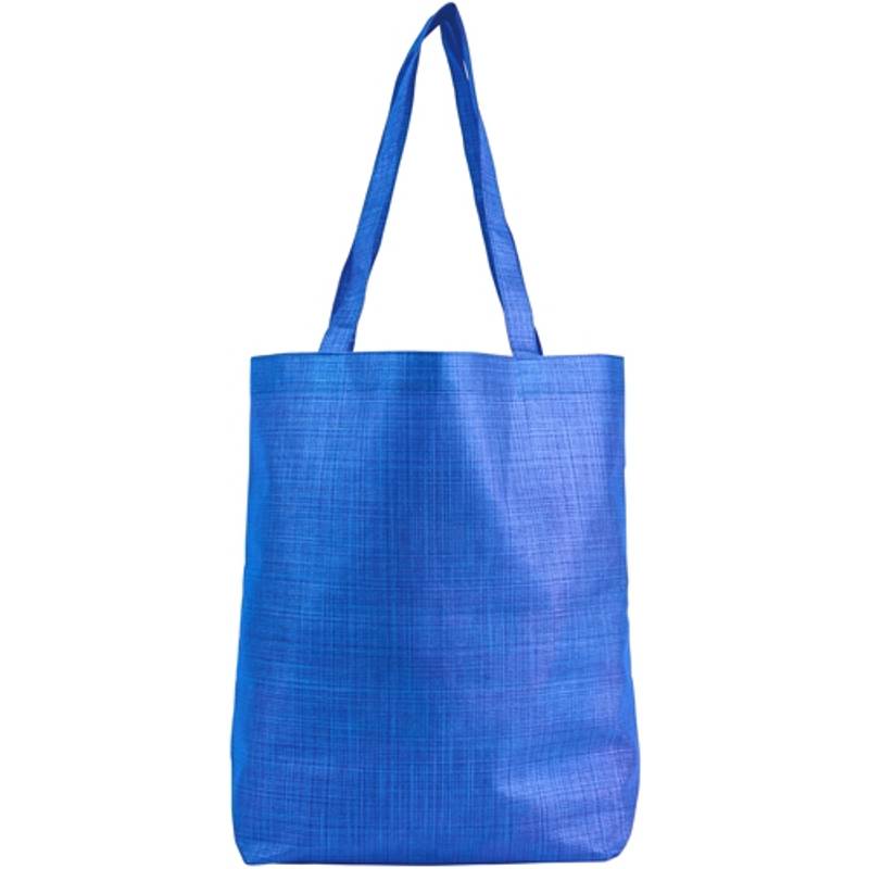 Nákupná taška z netkanej textílie, modrá Nákupná taška z netkanej textílie, modrá